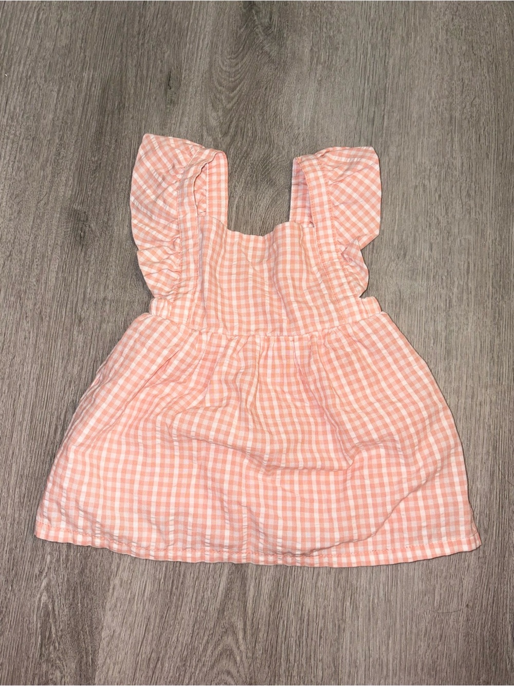 Carter's Coral Gingham Trim Baby Bottoms